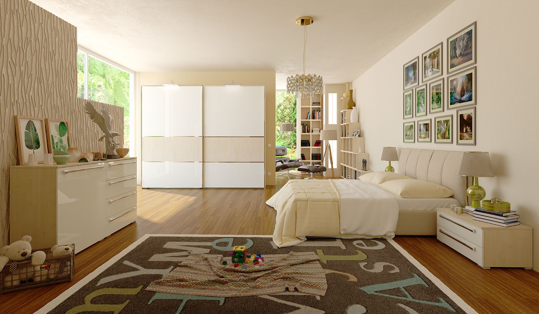 Мебель для Спальная BEDDALI4 - Rioka MEBEL