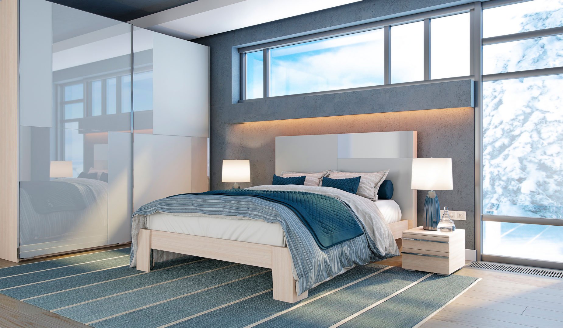 Мебель для Спальная АРОЗА - Rioka MEBEL