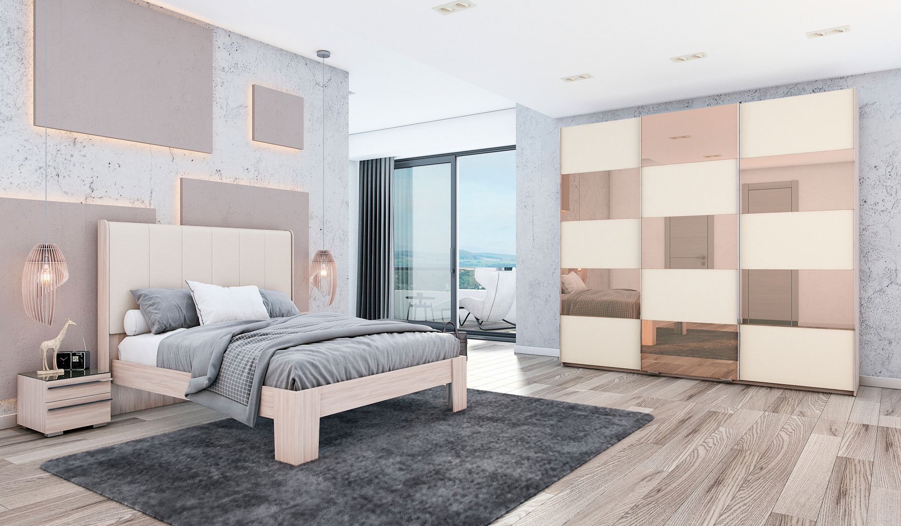 Мебель для Спальная ВИАНДЕР - Rioka MEBEL